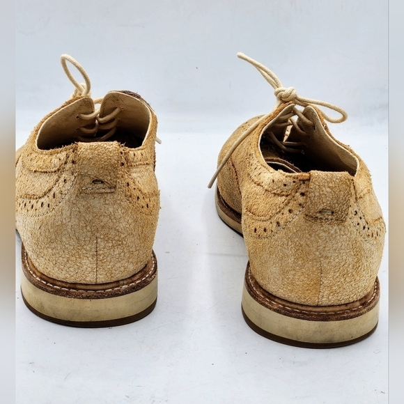 UGG CAELYN TAN SUEDE LEATHER OXFORD SHOES SIZE 7 - Picture 6 of 12